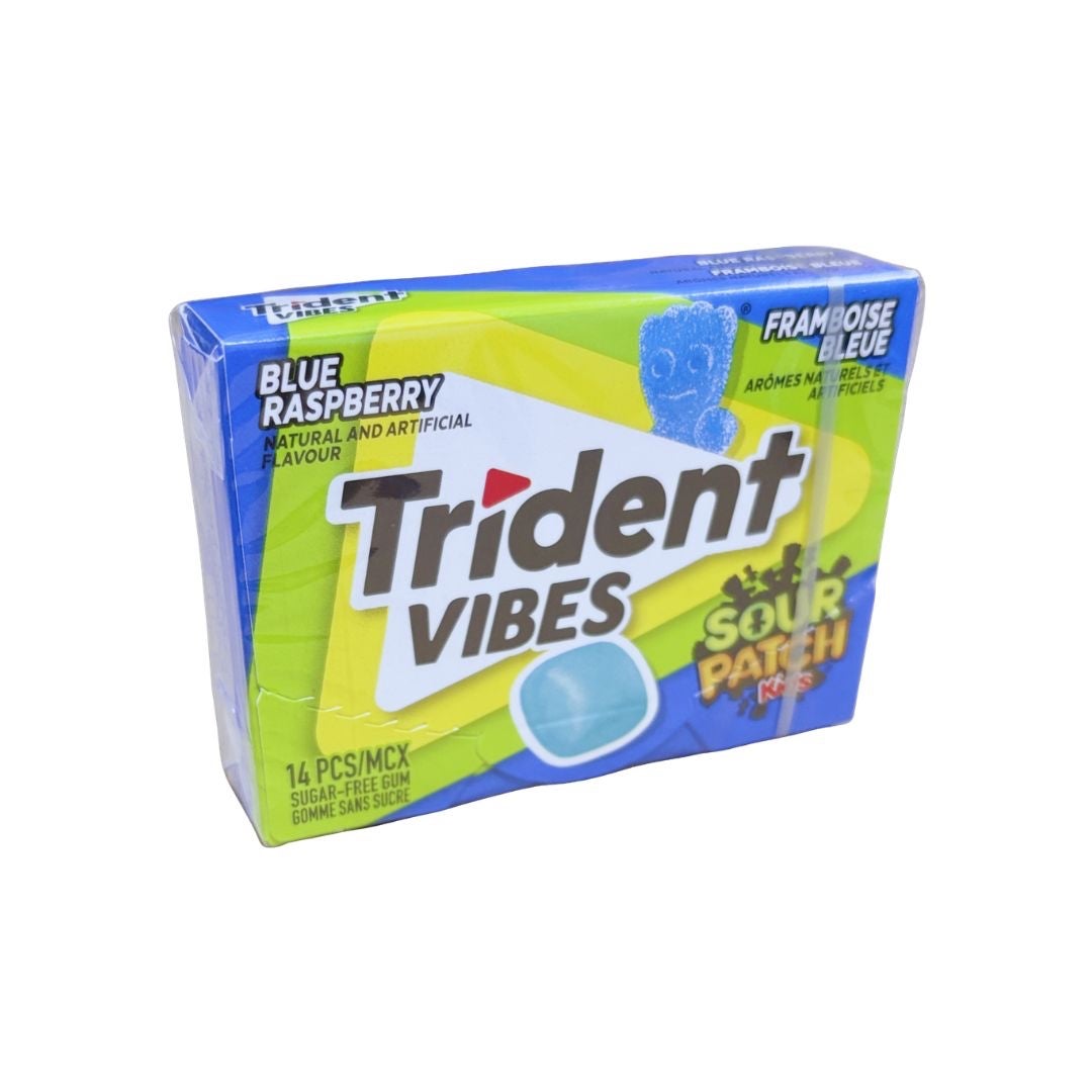 Blue Raspberry Sour Patch Kids Trident Vibes Gum | All The Candy!